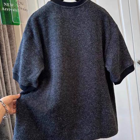 FA51849# 原版质量早春特大码300斤磨毛卡通印花字母短袖圆领T恤女上衣 服裝批發女裝批發服飾貨源