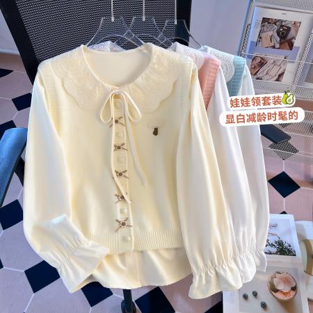 FA51975# 早春针织马甲...