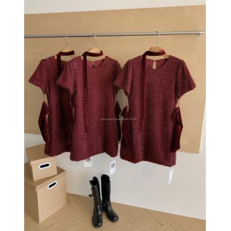 FA52130# 法式气质高级感宽松显瘦订婚裙冬季氛围感针织圆领连衣裙  服裝批發女裝批發服飾貨源