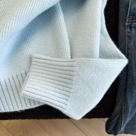 FA52164# 韩系连帽针织毛衣女秋冬加厚保暖宽松版拉链开衫上衣外套女潮  服裝批發女裝批發服飾貨源