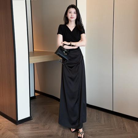 LN76407# 清冷松弛穿搭套装夏季新款韩系洋气减龄爆款一整套女装