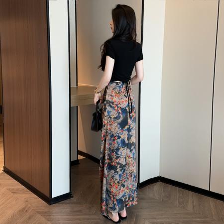 LN76407# 清冷松弛穿搭套装夏季新款韩系洋气减龄爆款一整套女装