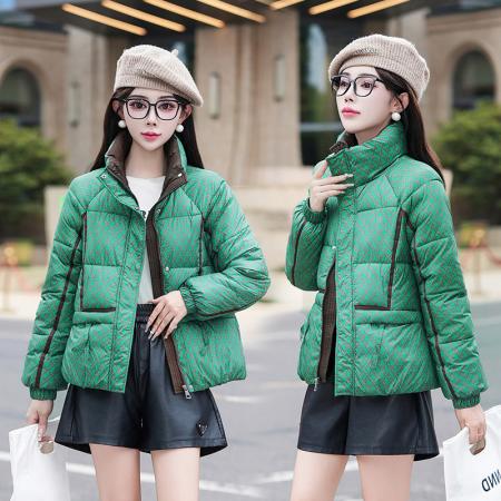 FA52232# 韩版短款棉服女冬季新款小个子棉袄女装加厚保暖立领棉衣外套 服裝批發女裝批發服飾貨源