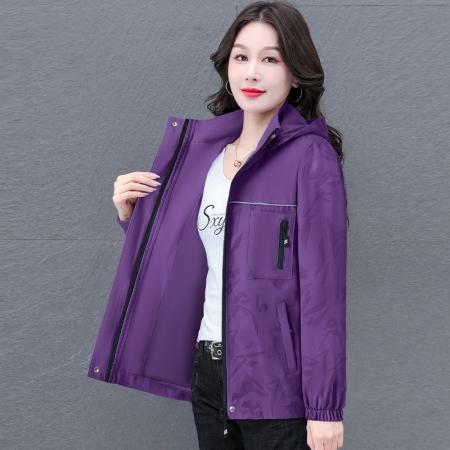 FA52239# 新品休闲时尚防风外套女士秋季新款百搭宽松爆款减龄洋气外套 服裝批發女裝批發服飾貨源