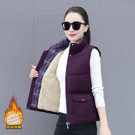 FA52240# 新品时尚保暖马甲女新款版型宽松加厚保暖户外防风御寒能力强 服裝批發女裝批發服飾貨源