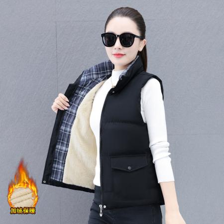 FA52240# 新品时尚保暖马甲女新款版型宽松加厚保暖户外防风御寒能力强 服裝批發女裝批發服飾貨源