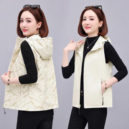 新品面穿马甲女款新款爆款春秋时尚减龄坎肩马夹外套 服裝批發女裝批發服飾貨源