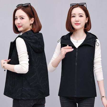 新品面穿马甲女款新款爆款春秋时尚减龄坎肩马夹外套 服裝批發女裝批發服飾貨源