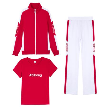 FA52256# 团购印花公版休闲运动套装女春秋新款秋季时尚洋气卫衣外套三件套 服裝批發女裝批發服飾貨源