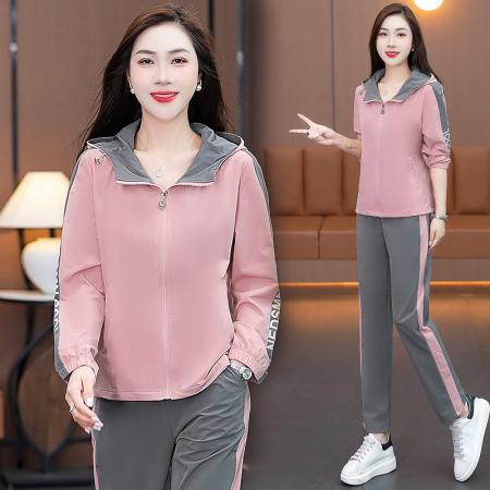 FA52257# 新品连帽休闲...