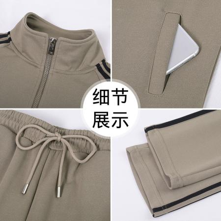 FA52294# 新款高棉休闲运动套装女春季新款立领开衫卫衣卫裤三件套 服裝批發女裝批發服飾貨源