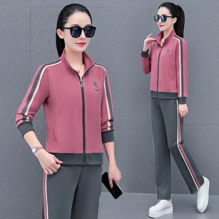 运动套装女春秋新款减龄遮肉卫衣外套秋装二件套 服裝批發女裝批發服飾貨源