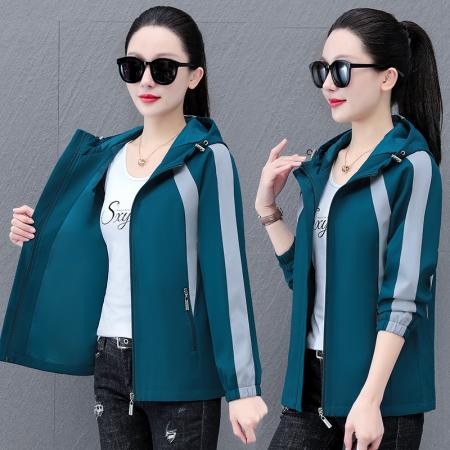 冲锋衣休闲女装外套春秋季旅游登山服时尚透气防风衣 可二开 服裝批發女裝批發服飾貨源