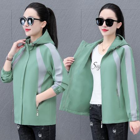 冲锋衣休闲女装外套春秋季旅游登山服时尚透气防风衣 可二开 服裝批發女裝批發服飾貨源