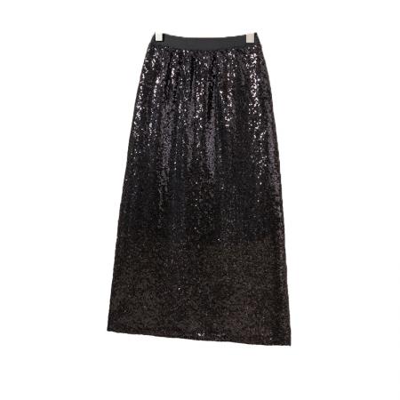 FA52394# 大码女装夏季新款韩版气质时尚百搭简约高级感亮片半身裙  服裝批發女裝批發服飾貨源