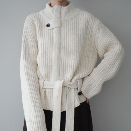 FA52418# 新款半高领女套头厚毛衣+大摆半身长裙两件套套装  服裝批發女裝批發服飾貨源