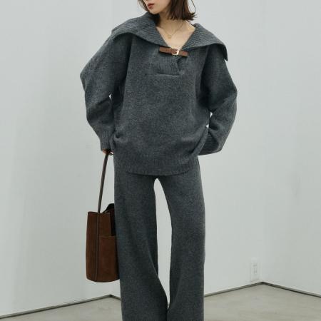 FA52420# 好看的冬装一整套时尚高级感针织毛衣套装女秋冬季穿搭套装  服裝批發女裝批發服飾貨源