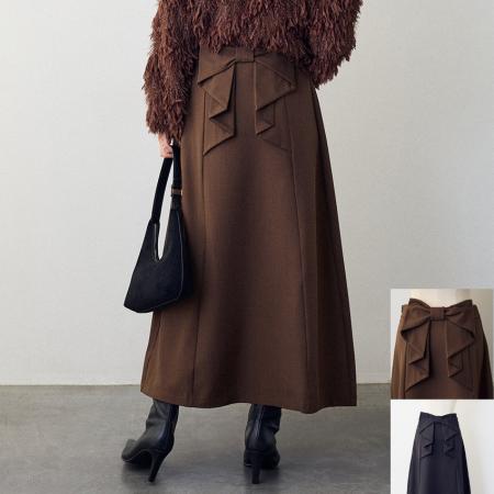 FA52421# 新款毛毛宽松套头衫+蝴蝶结长裙两件套套装  服裝批發女裝批發服飾貨源