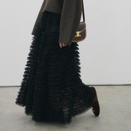 FA52425# 百搭时尚女装新款重工多层蛋糕裙蓬蓬裙超仙公主裙半身长裙  服裝批發女裝批發服飾貨源