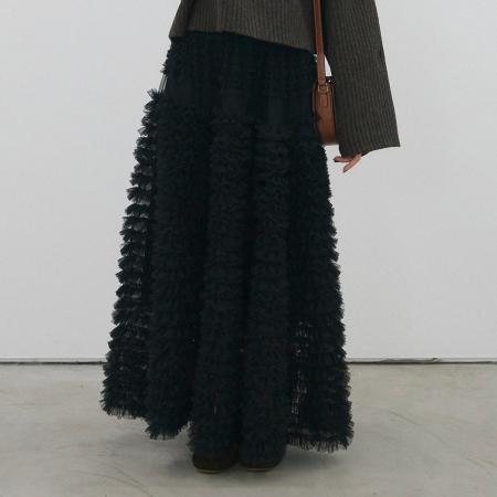 FA52425# 百搭时尚女装新款重工多层蛋糕裙蓬蓬裙超仙公主裙半身长裙  服裝批發女裝批發服飾貨源