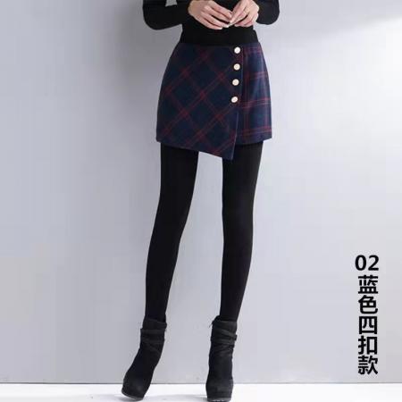 FA52590# 德绒秋冬新款加厚包臀裙裤踩脚显瘦高腰保暖裤女小脚裤大码  服裝批發女裝批發服飾貨源