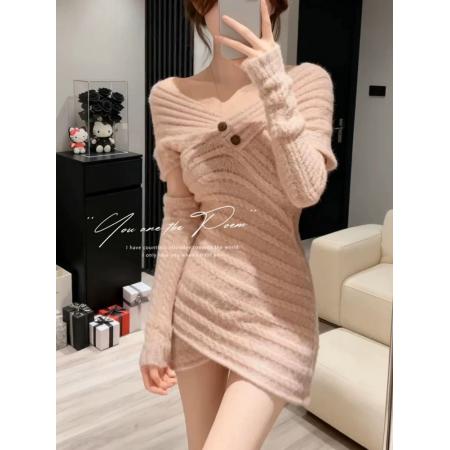 FA52610# 纯欲风粉色一...