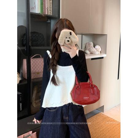 FA52617# 大码韩系针织吊带显瘦时尚小背心毛衣女  服裝批發女裝批發服飾貨源