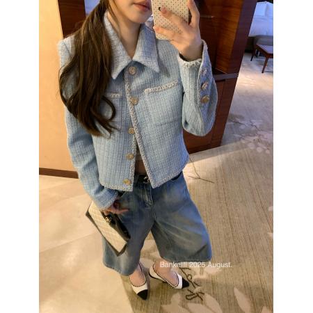 FA52641# 经济上行的美'si服小香风精致高奢编织外套女  服裝批發女裝批發服飾貨源