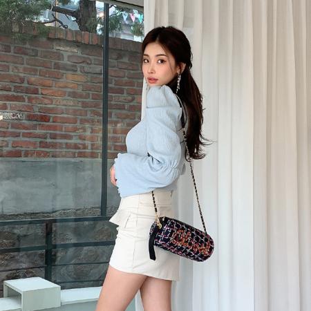 FA52701# 秋冬套装裙两件套气质时尚高领喇叭袖上衣女显瘦半身裙  服裝批發女裝批發服飾貨源