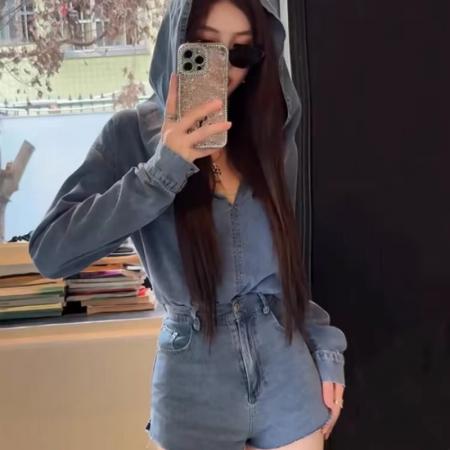 FA52731# 美式复古蓝色...