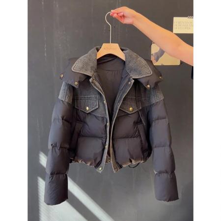 FA52743# 微风原创独特复古设计感夹克外套秋冬新款百搭修身显瘦上衣  服裝批發女裝批發服飾貨源