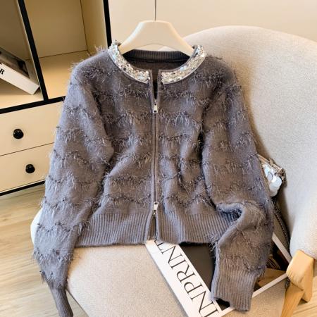 FA52823# 2026春今年本命年流行的慵懒风独特漂亮毛衣女减龄洋气针织衫上衣  服裝批發女裝批發服飾貨源