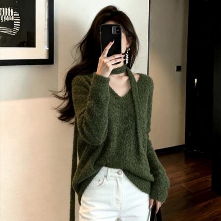 FA52850# 新年潮韩国东大门秋冬毛衣女  服裝批發女裝批發服飾貨源