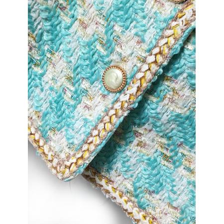 FA52891# 韩版小香风外套女秋冬新款短款别致法式气质名媛上衣潮  服裝批發女裝批發服飾貨源