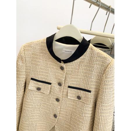 FA52893# 韩国小香风外套女新款早春季高级感小个子短款西服上衣  服裝批發女裝批發服飾貨源