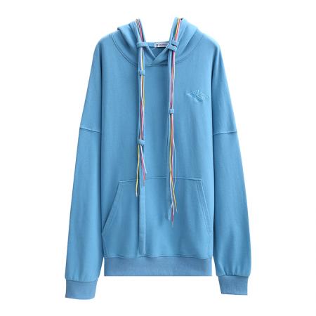 FA52905# 棉春秋洋气中长款连帽韩版宽松慵懒风卫衣女 服裝批發女裝批發服飾貨源