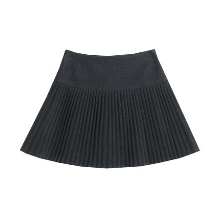 FA52994# 毛呢百褶秋冬韩风显瘦百搭防走光短裤超短半身裙裙子女  服裝批發女裝批發服飾貨源