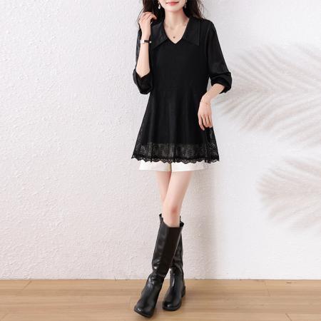 FA53011# 大码衬衫上衣女春新款蕾丝小衫胖mm遮肉减龄宽松显瘦上衣  服裝批發女裝批發服飾貨源