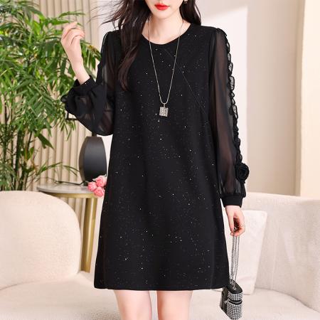 FA53014# 大码连衣裙女...