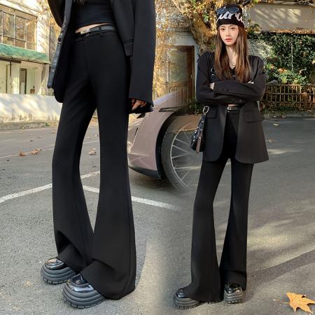 FA53089# 辣妹风高腰黑...