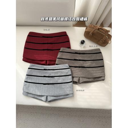 FA53162# 甜美风蝴蝶结低腰半身裙女装秋冬新款防走光包臀裙 服裝批發女裝批發服飾貨源