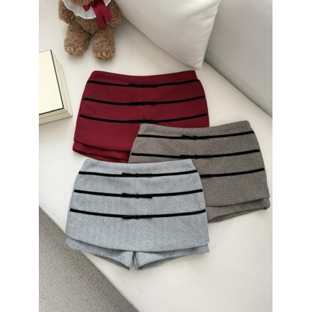 FA53162# 甜美风蝴蝶结低腰半身裙女装秋冬新款防走光包臀裙 服裝批發女裝批發服飾貨源