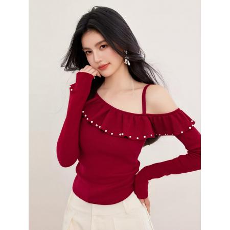 FA53211# 春款时尚新款打底衫针织衫 服裝批發女裝批發服飾貨源