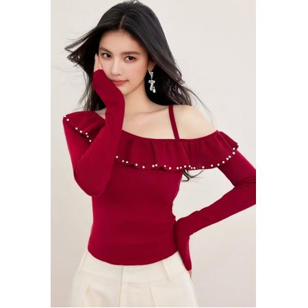 FA53211# 春款时尚新款打底衫针织衫 服裝批發女裝批發服飾貨源