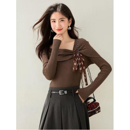 FA53212# 春款时尚打底衫针织衫 服裝批發女裝批發服飾貨源