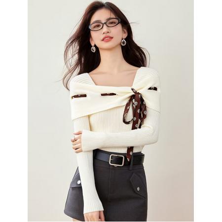 FA53212# 春款时尚打底衫针织衫 服裝批發女裝批發服飾貨源