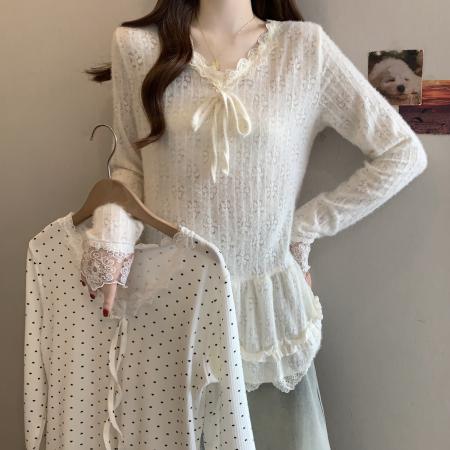 FA53286# 大码蝴蝶波点...