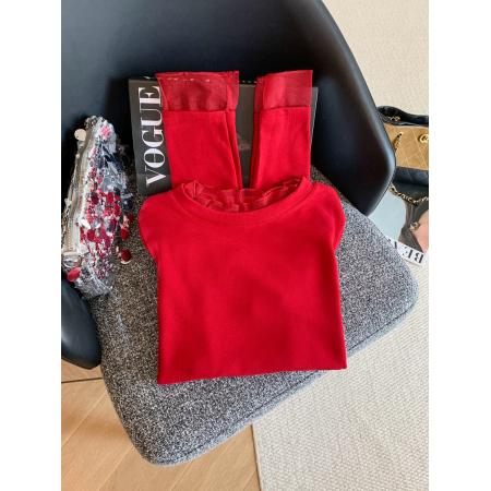 FA53328# 冬季新款长袖加绒打底衫T恤女蕾丝拼接时尚洋气百搭上衣 服裝批發女裝批發服飾貨源