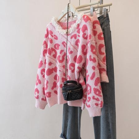 FA53371# 大码女装减龄显瘦新年穿搭套装设计感针织毛衣半身裙两件套 服裝批發女裝批發服飾貨源