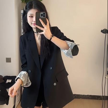 高级感西装外套女小个子秋季新款韩版宽松休闲西服 服裝批發女裝批發服飾貨源